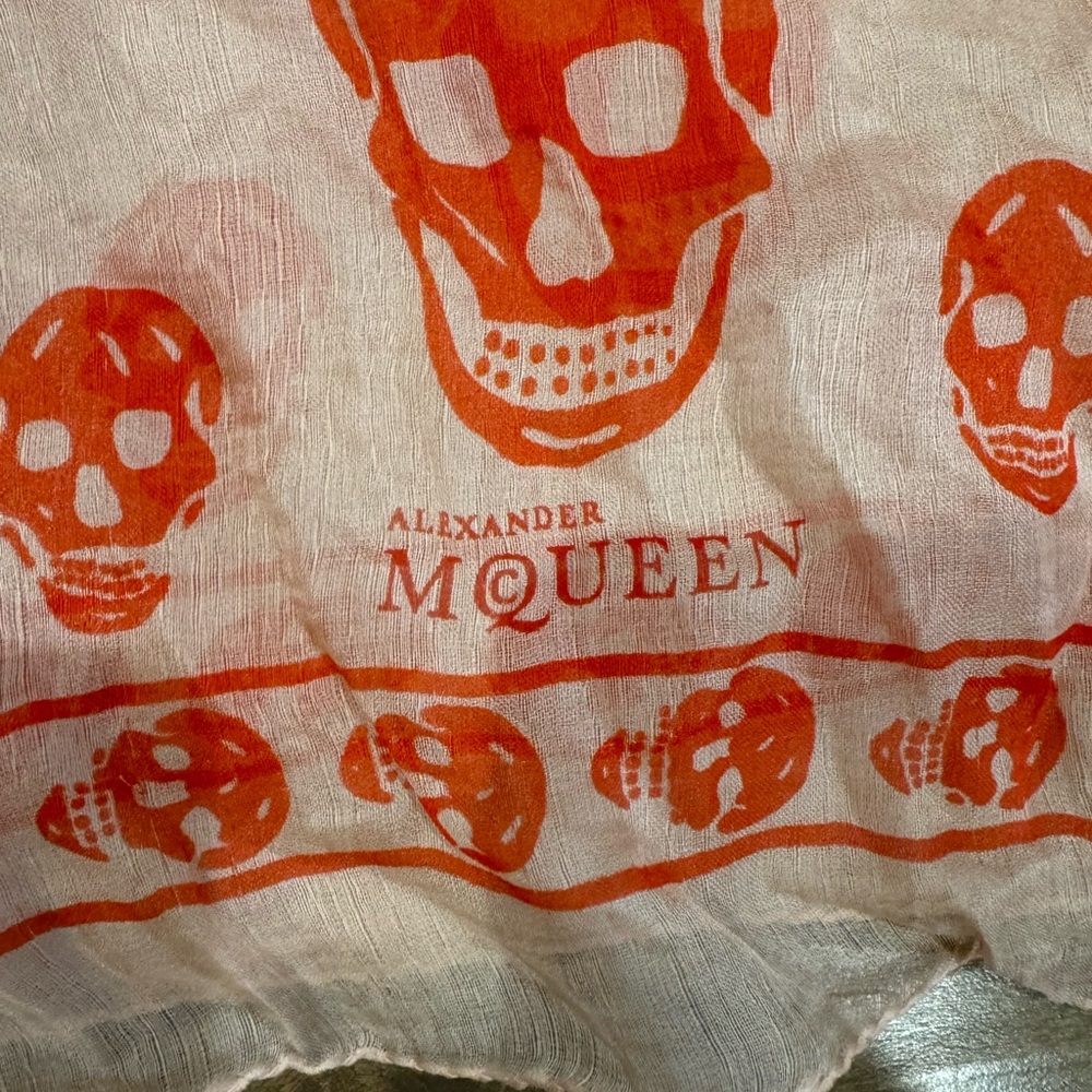 Alexander McQueen silk scarf
